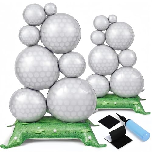 Ballons de golf géants autoportants de 1,9 m pour décorations de fête