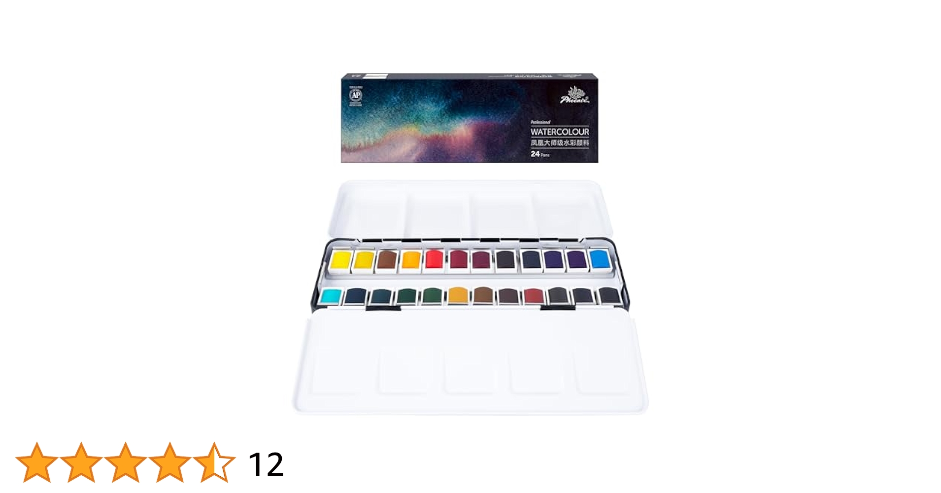 スーパービジョン　透明水彩　ハーフパン　24色セット　プロフェッショナル 楽天市場】10％ポイントバック ～08/15(金)9：59まで【DEAL