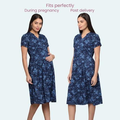 Image of Morph Maternity | Maternity Dresses for Women | Fits During Pregnancy & Post Pregnancy | Back Tie to Adjust