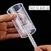 Round Shape Clear Push-Up Cake Pop Shooter (Push Pops) Plastic Containers with Lids, Base & Sticks, Pack of 24