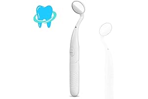 MM380 Teeth Inspection Anti-fog Dental Tooth Mirror With Bright LED Light