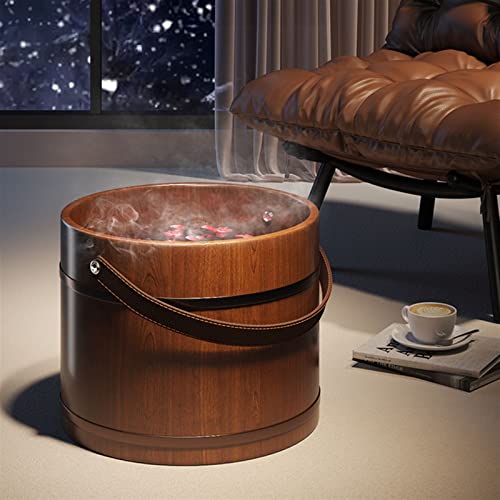 Balde de masaje y spa para pies de madera miniatura 2