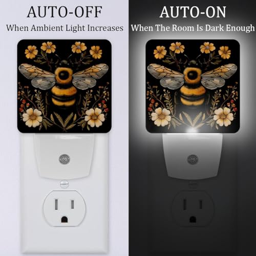 Lámpara de noche LED para niños con sensor crepúsculo miniatura 2