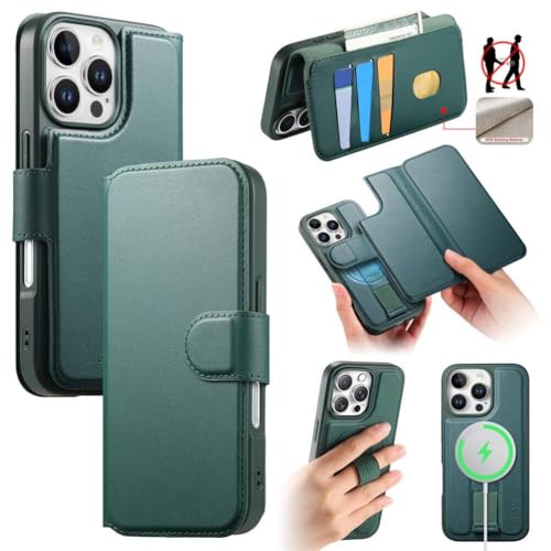 Étui portefeuille iPhone 16 Plus à rabat pour organiser vos sorties quotidiennes