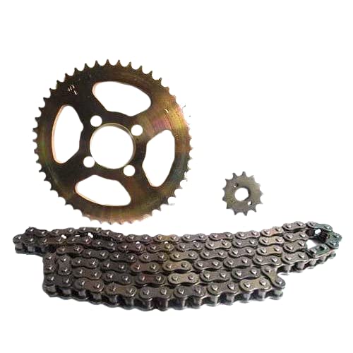 Chain Sprocket Set Splendor Colour Golden & Black Weight