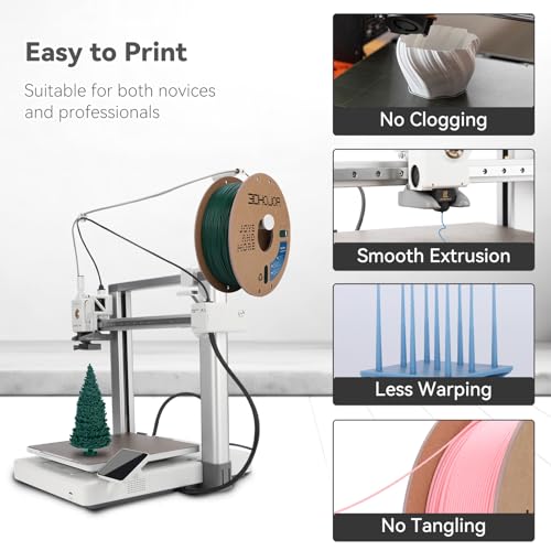 Image of 3DHoJor PLA Pro (Plus) Filament 1.75mm, 3D Printer Filament, Cardboard Spool 3D Printing Filament, Dimensional Accuracy + /- 0.03 mm,Pine Green, 1kg