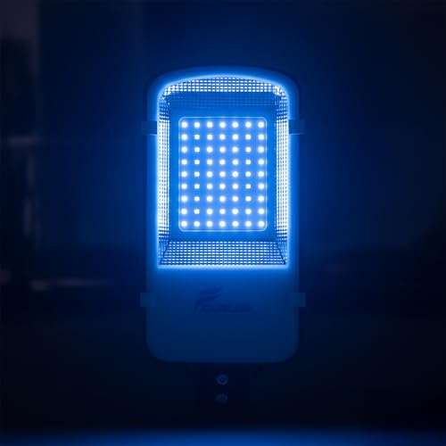 Image of Forus 40W Blue Street Light Outdoor LED IP66 Waterproof Decorative Focus Lamp for Road Garden Events Security Terrace Landscape Pathway Building Festival Stage Party Celebration Lighting - 1 Pc