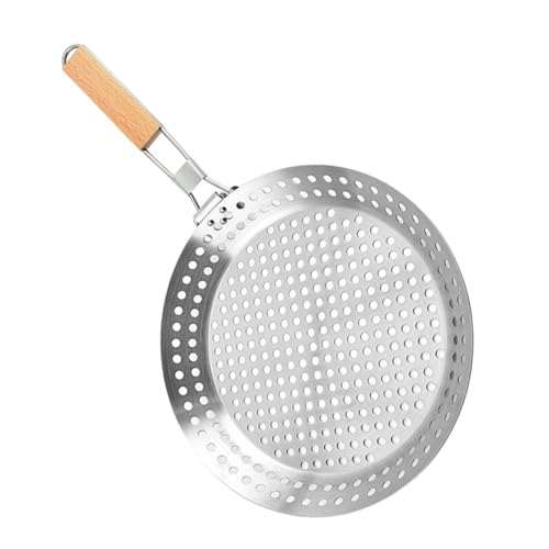 Cabilock No Cesta Depurador De Parrilla Brochetas Para Asar Cocinando Prensa De Parrilla Brocheta a La Parrilla Cable Jaula Parrilla Interior Fritura Rejillas Para Cocinar Barbacoa Exterior