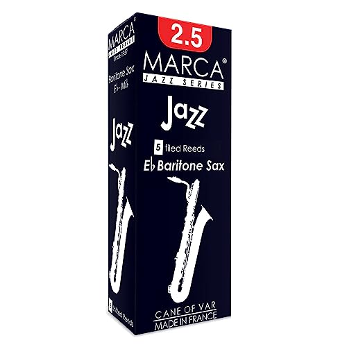 Marca Jazz Saxophone Baryton 2.5 Pack de 5 Anches pour Saxophone