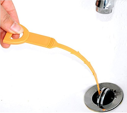 Father.son Drain Hair Snake Clog Remover Cleaner Tool, Plumbing Snake Drain Auger Hair Catcher For Kitchen, Sink, Bathroom, Tub, Shower, Toilet(4 Pack 20Inch) #TOP6