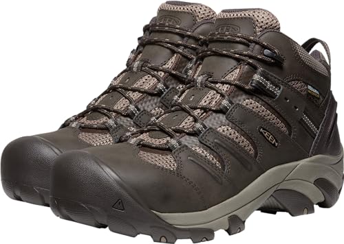 Image of KEEN Utility Men's Lansing Mid Height Steel Toe Waterproof Work Boots