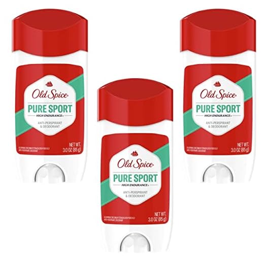 Old Spice 03891 Deodorant Stick, High Endurance, Pure Sport Scent, 3-oz. - Quantity 3