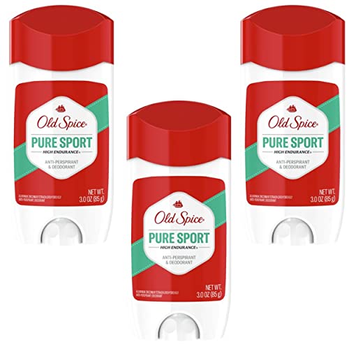 Image of Old Spice 03891 Deodorant Stick, High Endurance, Pure Sport Scent, 3-oz. - Quantity 3