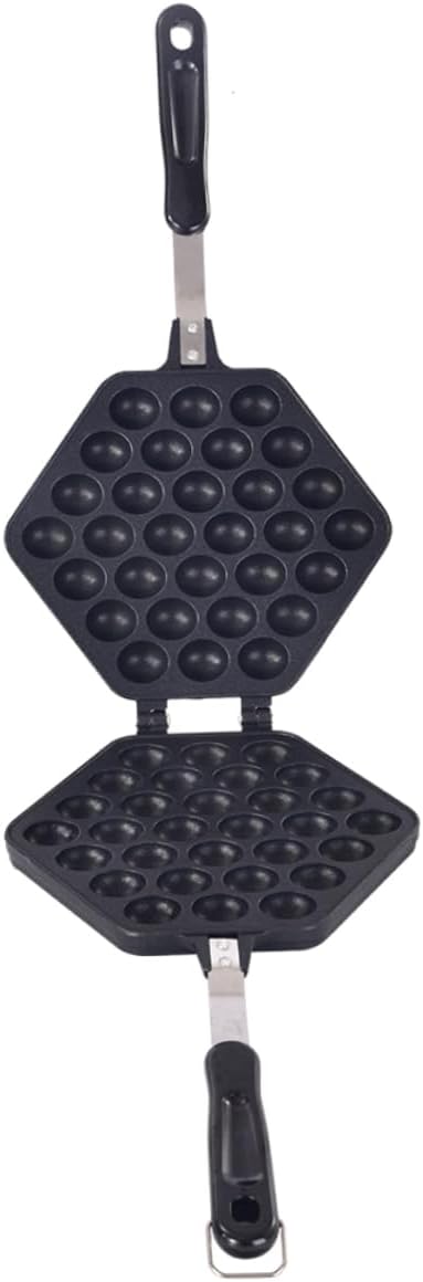 30holes Household Octopus Ball Maker with Double-sided Nonstick Baking Mold for Egg Waffles and Tool for Home Cooking