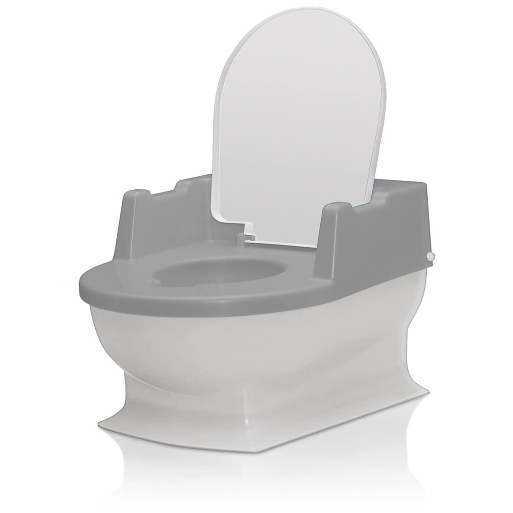 Reer SitzFritz - WC per bambini, vasino e vasino, colore: grigio