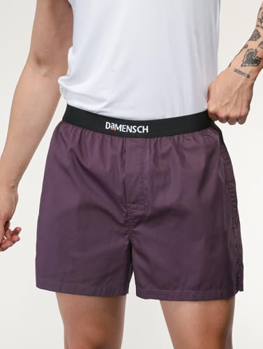 Image of DAMENSCH Men Printed Pure Cotton Breeze Ultralight Boxer Shorts (Pack of Assorted Prints & Colours I Color & Print May Vary)