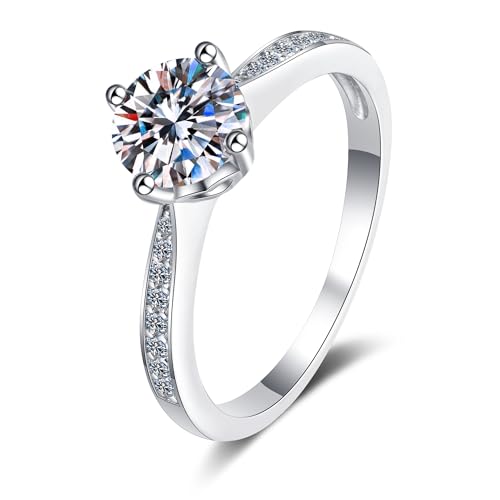 Bague moissanite 925 StarGems Simplism à porter au quotidien avec élégance