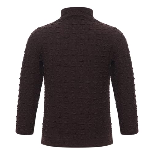 iiniim Little Boys Girls Basic Solid Turtleneck T-Shirt Kids Cotton Pullover Thermal Underwear Top Tees Casual Wear2