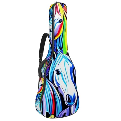 Housse de guitare en tissu Oxford épais rembourré avec boucle de suspension et sangle de cou Motif abeille et marguerite 101,6 cm, Multicolore 5., 42.9×16.9×4.7 in, Sac de transport tendance pour - Les Beatles, Paul McCartney, John Lennon, RIngo Starr, George Harrison Housse de guitare en tissu Oxford épais rembourré avec boucle de suspension et sangle de cou Motif abeille et marguerite 101,6 cm, Multicolore 5., 42.9x16.9x4.7 in, Sac de transport tendance pour