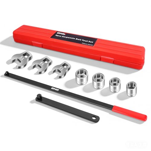 DNA MOTORING 9-Piece Serpentine Belt Tool Set