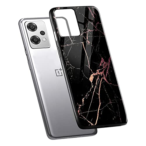 Image of COLORflow Back Cover Compatible with OnePlus Nord CE 2 Lite 5G | Black Marble Golden | Shockproof TPU Bumper Cover with Camera Protection Back Cover Compatible with OnePlus Nord CE 2 Lite 5G