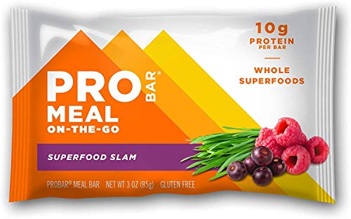 Probar - Meal Bar, Superfood Slam, Non-Gmo, Gluten-Free, Healthy, Plant-Based Whole Food Ingredients, Natural Energy (12 Count) #TOP1