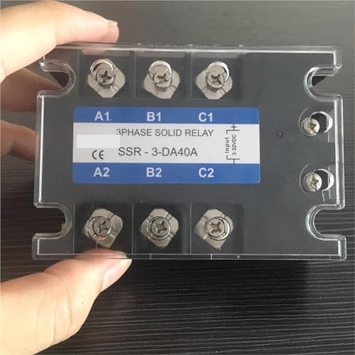 Relais statique triphasé 40A commutation rapide DC AC TSR-40DA haute tension