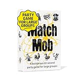Match Mob – Fast-Paced 1-Minute Party Game for Large Groups – Hilarious Chaotic Charades – Quick & Easy Party Games for Adults, Teens & Kids – Ages 7+ for 3-16+ Players