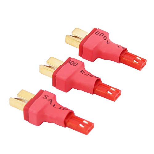 Adaptateur T-plug Deans mâle vers JST sans fil C54-3 pour batterie LiPo de drone et voiture