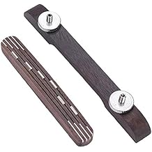 Archtop Jazz Guitar Bridge, Rosewood, Adjustable 6-String Repair Part
