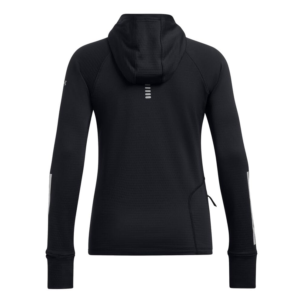 Under Armour Launch Elite Coldweather Balaclava Hoodie Laufkleidung Kapuzen-Sweatshirt Schwarz – Schwarz