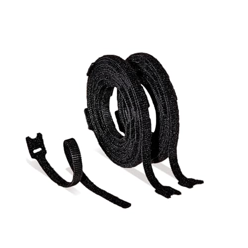 Image of Scotch Bundling Straps, 0.25-in x 8-in, Black, 1-Pack