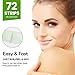 Facial Wax Strips for Women, 72 Strips with 6 Oil Wipes, Wax Strips for Face Hair Removal, Upper Lip Chin Eyebrow Waxing Strips, Long Lasting Smooth Finish, Easy Rub Peel And Go
