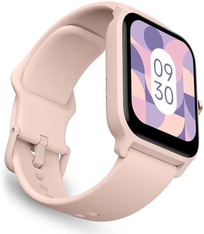 OCTANDRA Move 2 VeryFit 1.8″ Bluetooth Answer Call Alexa Smart Watch Heart Rate Blood Oxygen Saturation Sleep Monitor Step Counter IP68 Activity Fitness Tracker Watches for Men Women (IDW13) (Pink)