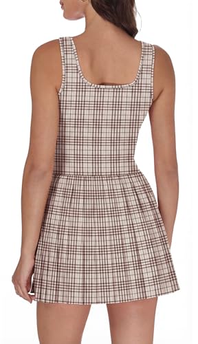 Image of NIASHOT Athletic Dress for Women with Shorts Sleeveless Womens Golf Dress