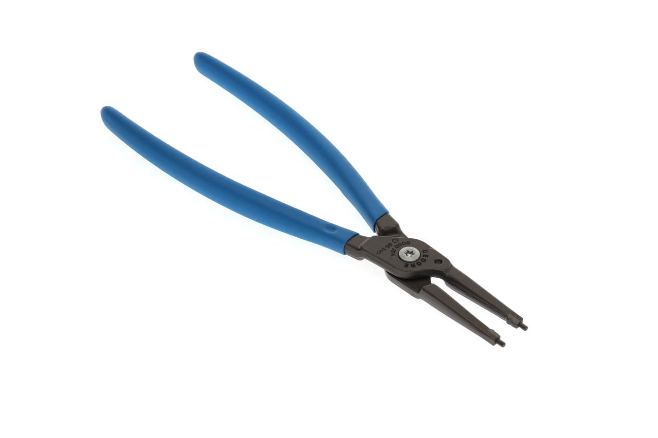 GEDORE Pinza di Montaggio per Anelli di Sicurezza Interni, Anti-Torsione, Becchi Dritti, Diametro Punte 3.2 mm, 8000 JE 4