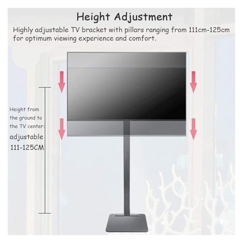 Soporte móvil para TV de piso para pantallas de hasta 65 pulgadas miniatura 3