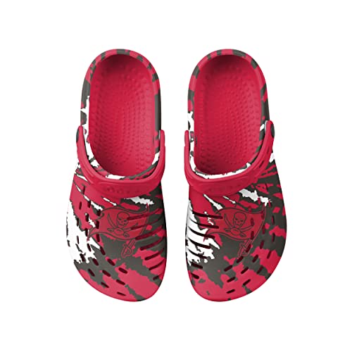 Image of FOCO Mens NFL Team Logo Tie-dye Garden Water Sandals Shoes Slipper Clogs with Strap