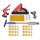 vidaXL Kit de Débosselage sans Peinture Outils de Réparation des Bosses