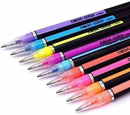 KIVYA Set of 24 Pcs Gel Pens set Color gel pens,Glitter, Metallic, Neon pens Set gifts For Kids Coloring Sketching Painting Drawing
