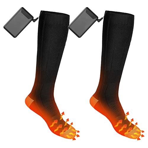 Beheizbare-Socken-Beheizte-Socken-Herren-Damen-Elektrisch-Fusswaermer-mit-4000-mAh-Akku