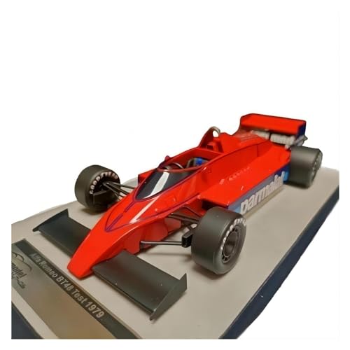 Voiture Miniature Alfa BT48 Test 1979 Échelle 1/18 - Modèle Statique en Métal et Résine pour Adulte