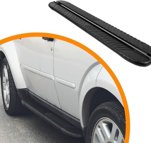 Estribos aluminio negro para Ford Explorer 2020-2024
