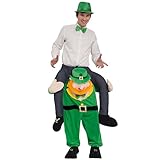 Fxswety One Size Leprechaun Costume Leprechaun Piggyback Costume