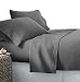 The Great American Store's - Brushed Microfiber Platinum Collection Bedspread - 1800 Series 4 Piece Short Queen Camper RV Sheet Set (60x75) - Solid Dark Grey