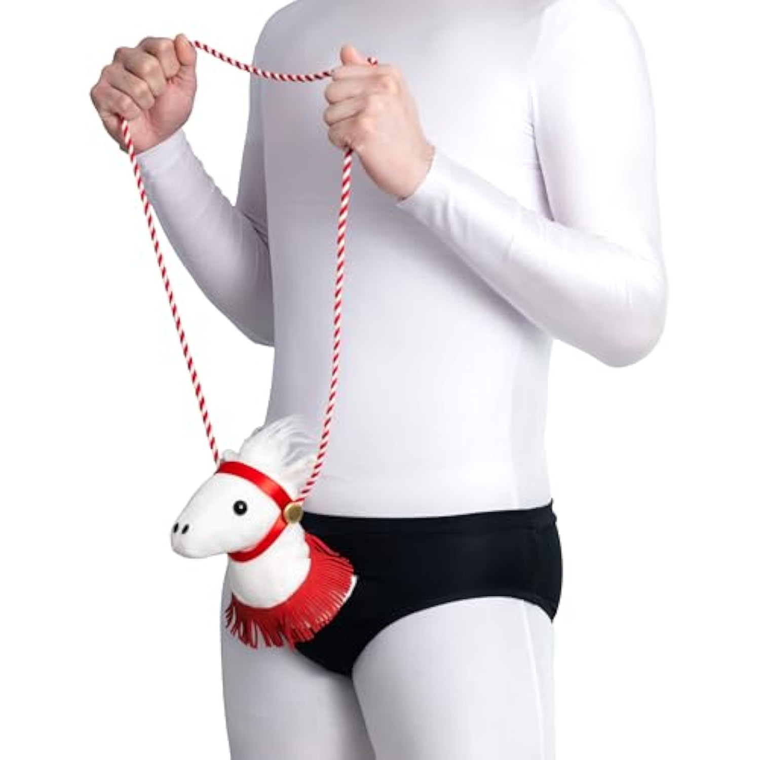 クリアストーン(Clearstone) コスプレ 正月 暴れ馬パンツ メンズ ホワイト 詳細画像1