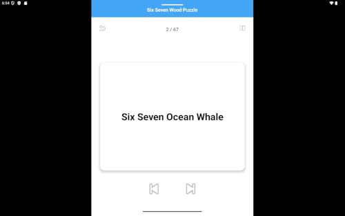 Six Seven 67 Wood Puzzle – vue 6