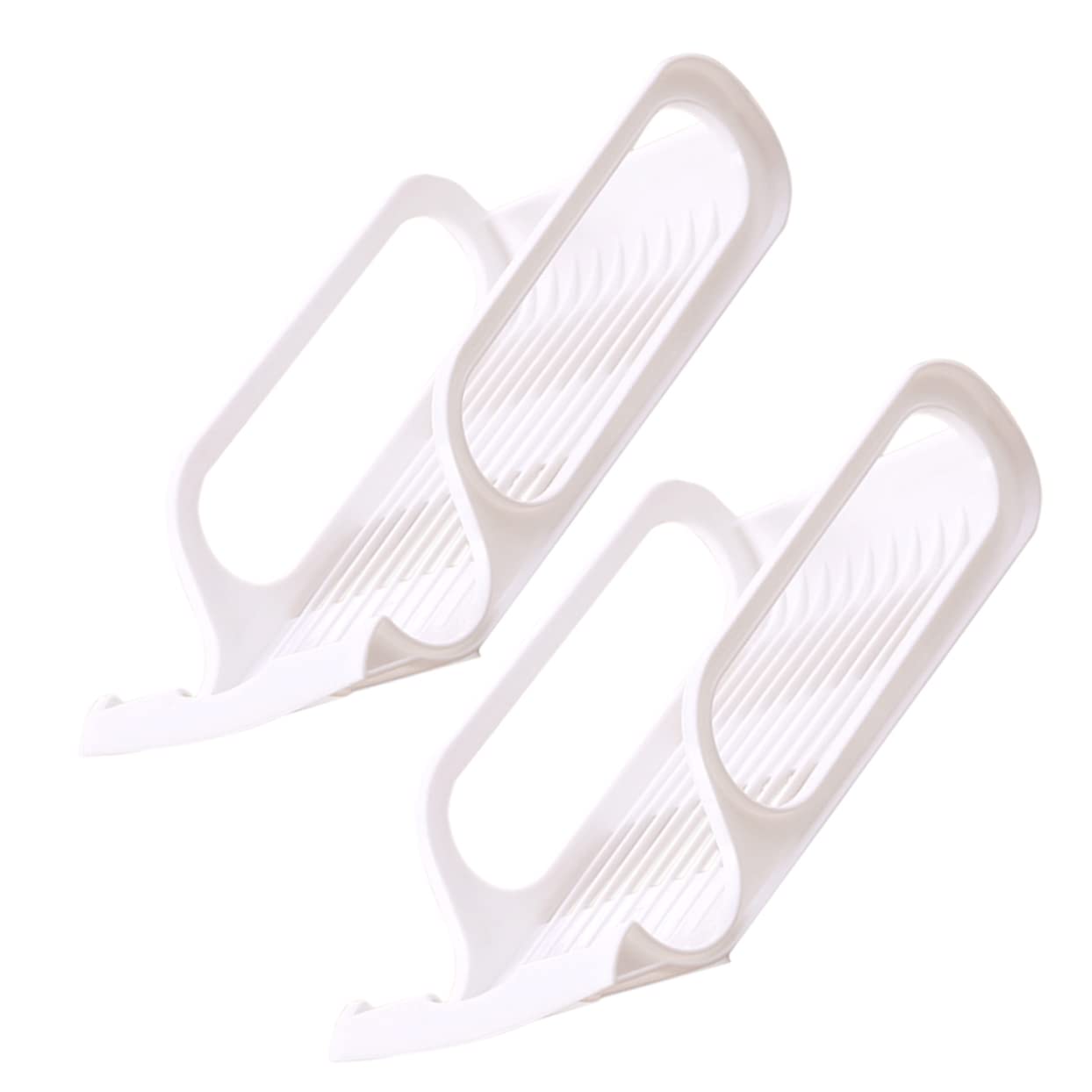 HOLIDYOYO Beverage Stackable Rack 2pcs Refrigerator Drink Organizers for Fresh Storage