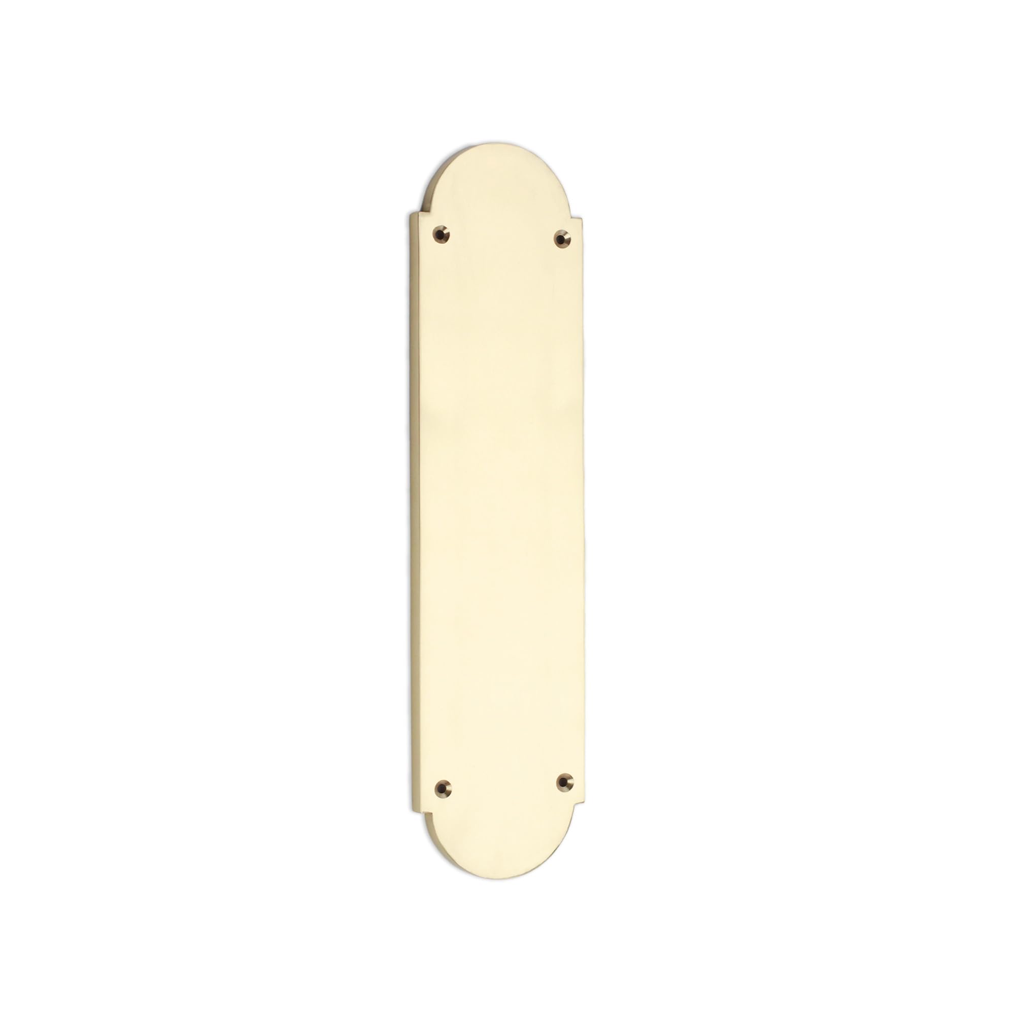 Plaque protection laiton poli victorien 300x75 évite rayures de porte
