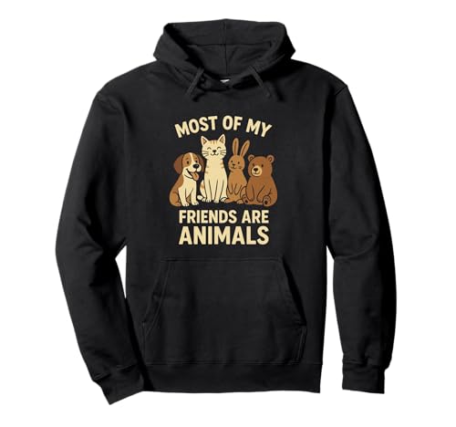 Most of My Friends Are Animals Funny Nature�y�b�g������ �p�[�J�[